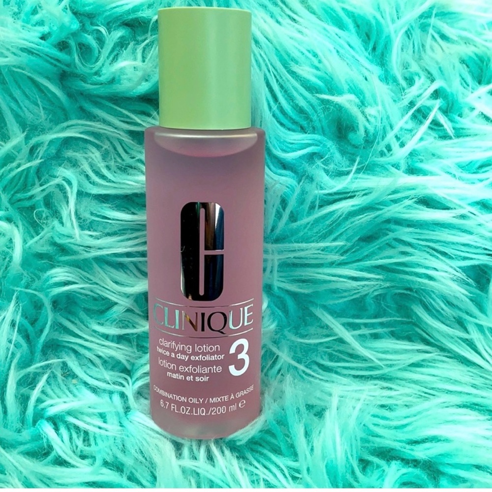 Clinique Clarifying Lotion in Pink with Green Cap